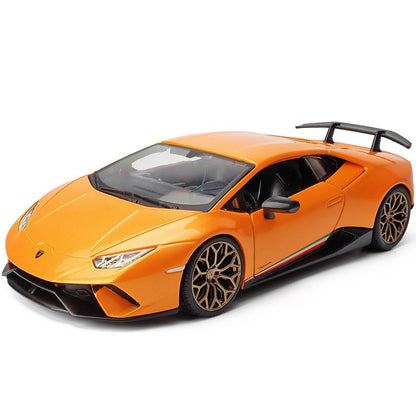 Bburago 1:24 Lamborghini Huracan Performante Carro de Liga Fundido e Veículos de Brinquedo Modelo de Carro em Miniatura para Crianças