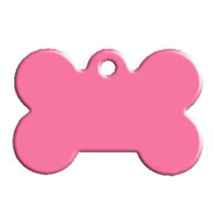 Aluminum Alloy Pet ID Tags 10Pcs Bone Shaped Blank Engraved Dog Cat Name Phone Number Identification Card Tags