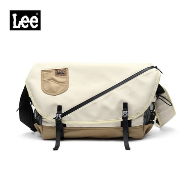 LEE Unisex Waterproof Nylon Travel Crossbody Shoulder Bag Women Man Casual Large Flip Messenger Bag Student Satchel School Bag