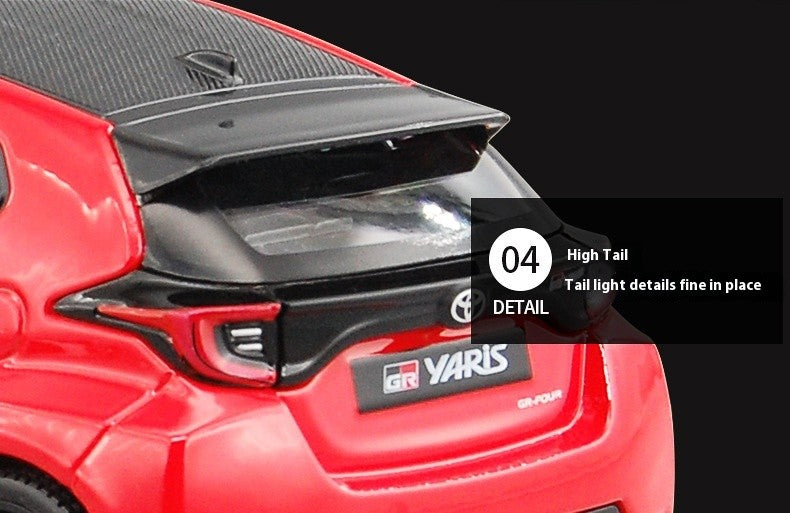 Maisto 1:24 Toyota GR Yaris Meritor 2021 Livery Alloy Diecast Model Red Rally Inspired Réplica Edição de Colecionador para Exibição Estática