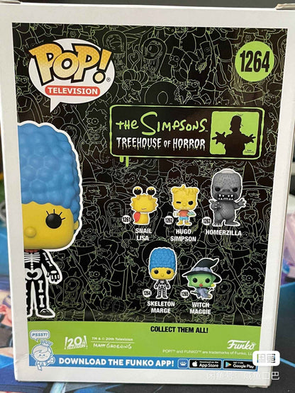Os Simpsons Boneco de Ação Funko Pop Hugo Simpson Modelo Bruxa Maggie Enfeite Esqueleto Marge Decoração Brinquedos Escultura Bonecos Presente