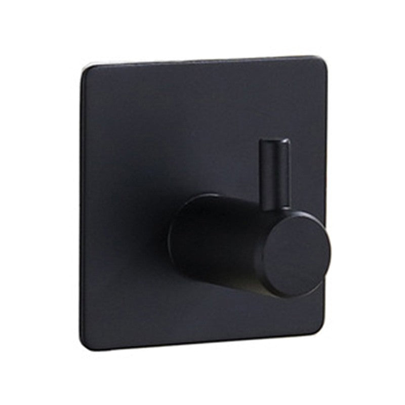 Aluminum Alloy Robe Hook Towel Hooks Self Adhesive Wall Coat Racks Rustproof Hook Hangers Wall Hook Kitchen Bathroom Accessories