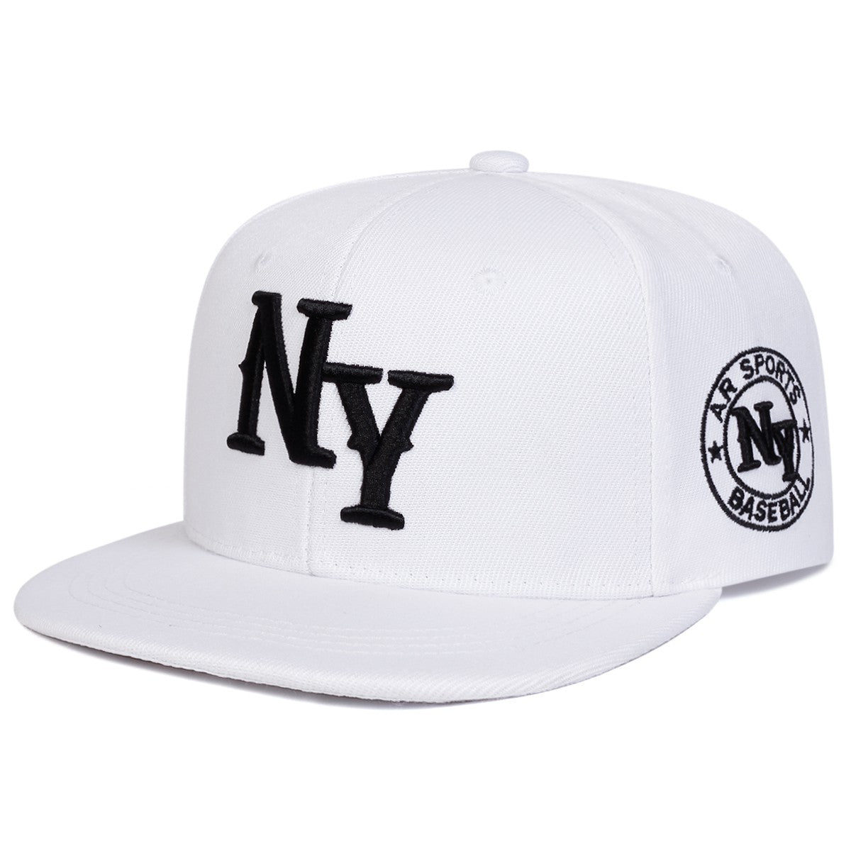 Bonés de beisebol casuais ajustáveis para primavera e outono, bonés unissex bordados com letras NY, estilo hip-hop, para uso ao ar livre, chapéu de proteção solar, boné esportivo