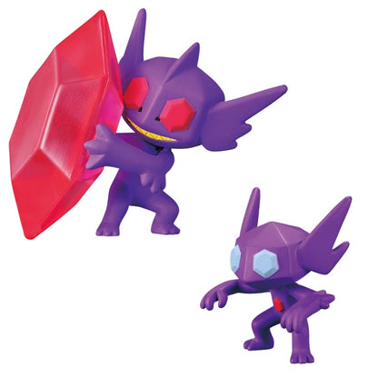 Original TAKARA TOMY  Pokemon Figures Collection Sableye Mega Evolution Sableye  Anime Perfect Child Gift Toys