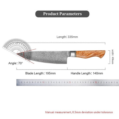 8 Inch Chef Knife 67-layers Damascus VG10 Steel Kitchen Knife Pro Cleaver Kitchen Sharp Knife