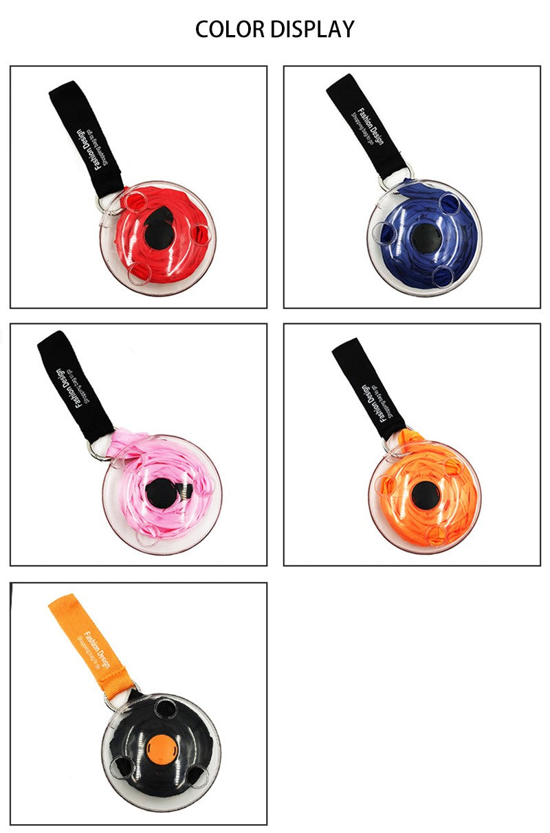 Multifunctional Shopping Storage Bag, Eco, Reusable, Super Small, Portable, Folding, Telescopic Disc, Supermarket
