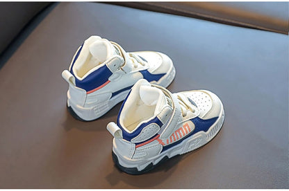 Fashion Sneakers For Kids Trend Fashion Basketball Shoes For Boy Soft-soled Anti-slippery Children's Sport Shoes Tennis Shoes