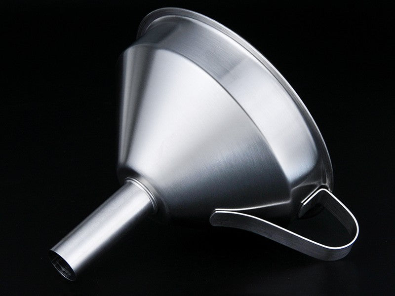 Stainless Steel Funnel Kitchen Oil Liquid Funnel Metal Funnel with Detachable Filter Wide Mouth Funnel for Canning Kitchen Tools