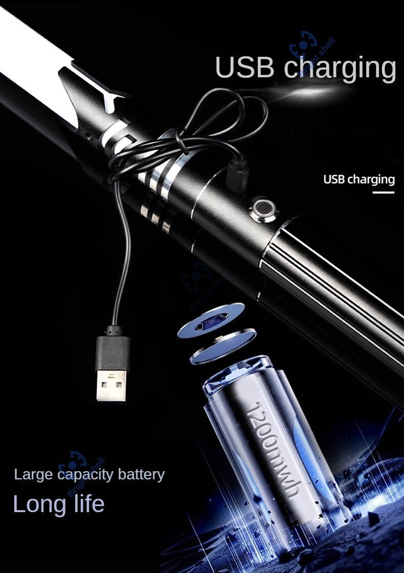 Metal Lightsaber Sword Toys RGB Light Saber 15Color Change Kids Soundfonts Force FX FOC Blaster Toys Jedi Sword Gift