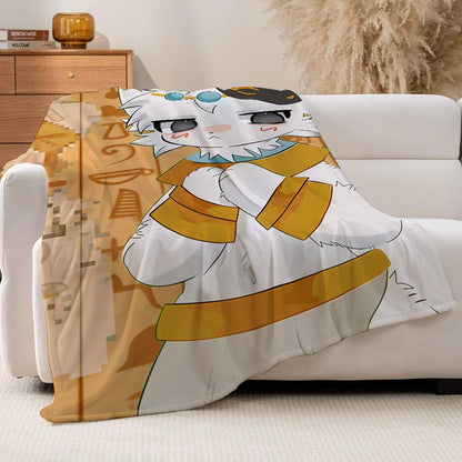 Cartoon cute B-Boykisser Blanket For Sofa Office Bed Plane Travel Sleep Read Relax Camping Soft And Warm