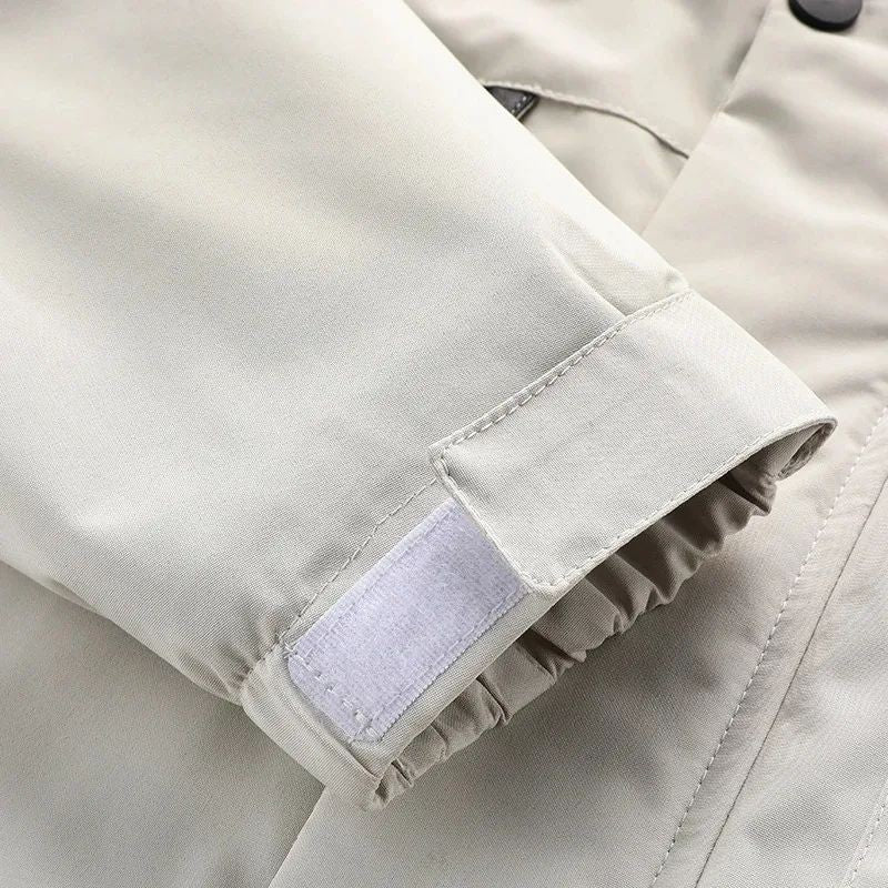Men's Outdoor Sports Cross-Country Camping Soft Shell Jogging Leisure Trend Windproof Waterproof Fashion Plus Size Jacket M-6xl