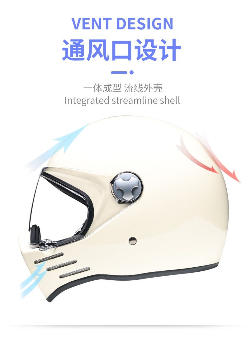 Capacete ORZ para moto de rosto inteiro Viseira de Chopper Retrô Capacete modular com aprovação DOT