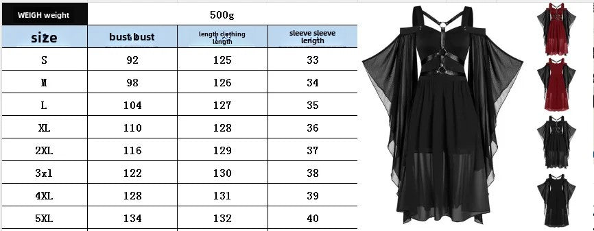 Gothic Style Long Dress Wide Hemline Irregular Splicing Women's Tank Top For Halloween Unique Fashion Statement Dress