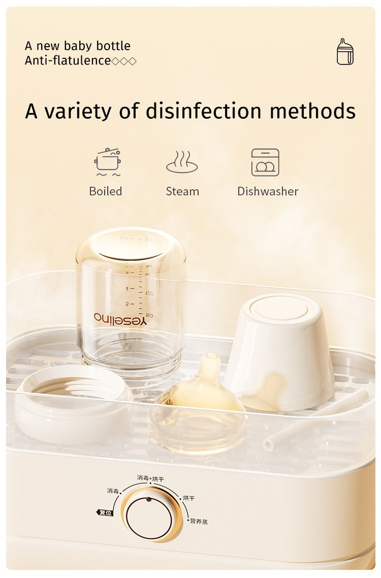 Newborn Baby Items Feeding Bottle 0-6 Months Anti Bloating Anti Spitting Choking Bebe Glass Baby Bottles 160ml Silicone Nipple