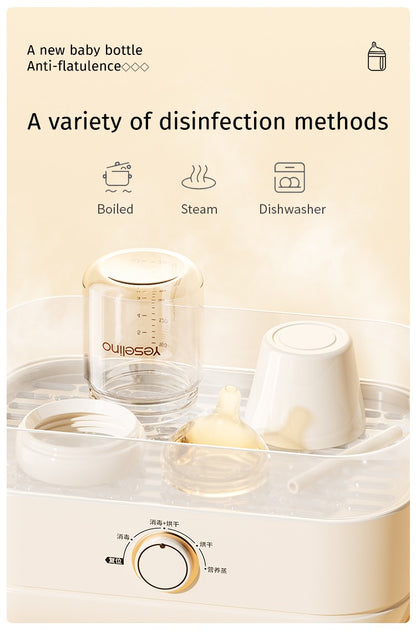 Newborn Baby Items Feeding Bottle 0-6 Months Anti Bloating Anti Spitting Choking Bebe Glass Baby Bottles 160ml Silicone Nipple