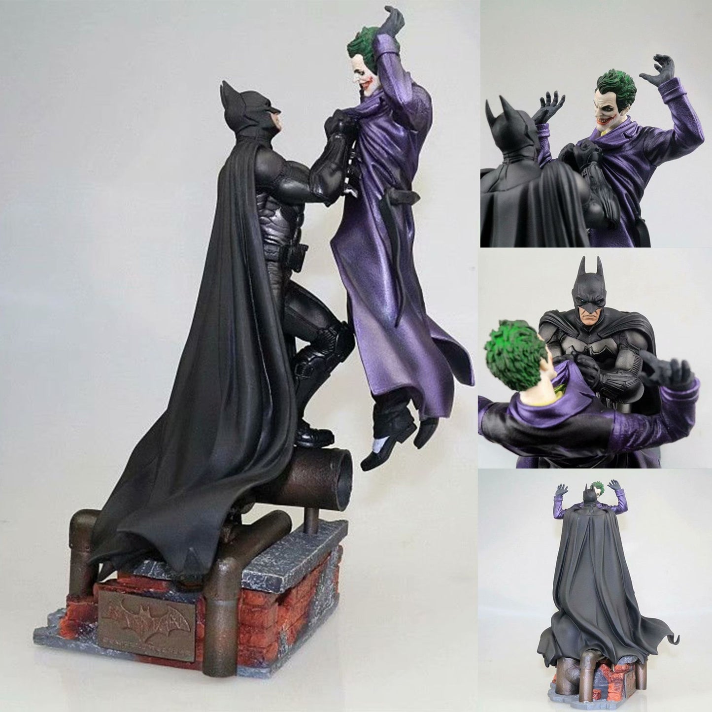Figuras de Anime em Quadrinhos Arkham Batman Vs Coringa Figura Bruce Wayne Coringa Coleção de Bonecos Modelo Brinquedos Estátua Presentes de Aniversário para Crianças