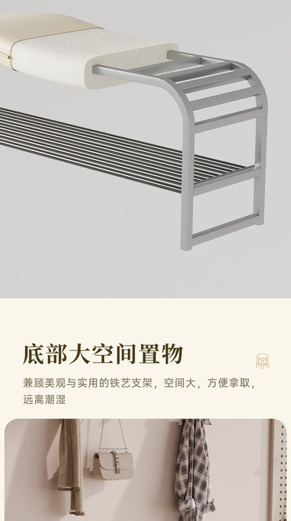 stool can be sat at the door of the home shoe stool shoe rack is integrated wave entry stool enters the door