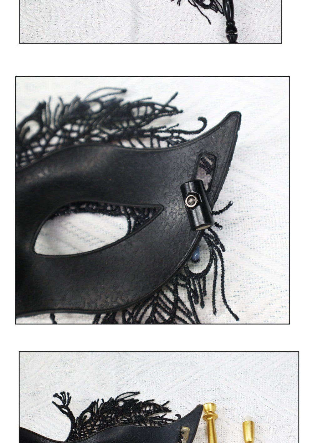 Half-face Handheld Masquerade Masks Masquerade Ball Props Carnival Party Lace Peacock Mask Costume Party Deecor with Stick