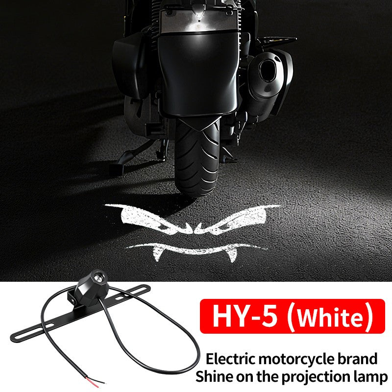 Luzes de Projeção Traseira de LED para Motocicleta Olho de Diabo Luzes de Chão para Veículos Elétricos Luzes Ambiente de LED Luz de Aviso de Alto Brilho