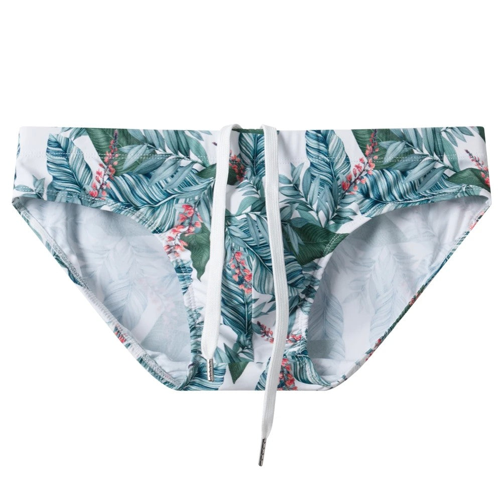 Sexy Man's Brand Swimming Push-up Pad Swim Trunks Low Waist Swimming Men Briefs Swimwear Boxers Patchwork Color Hot Sell Summer