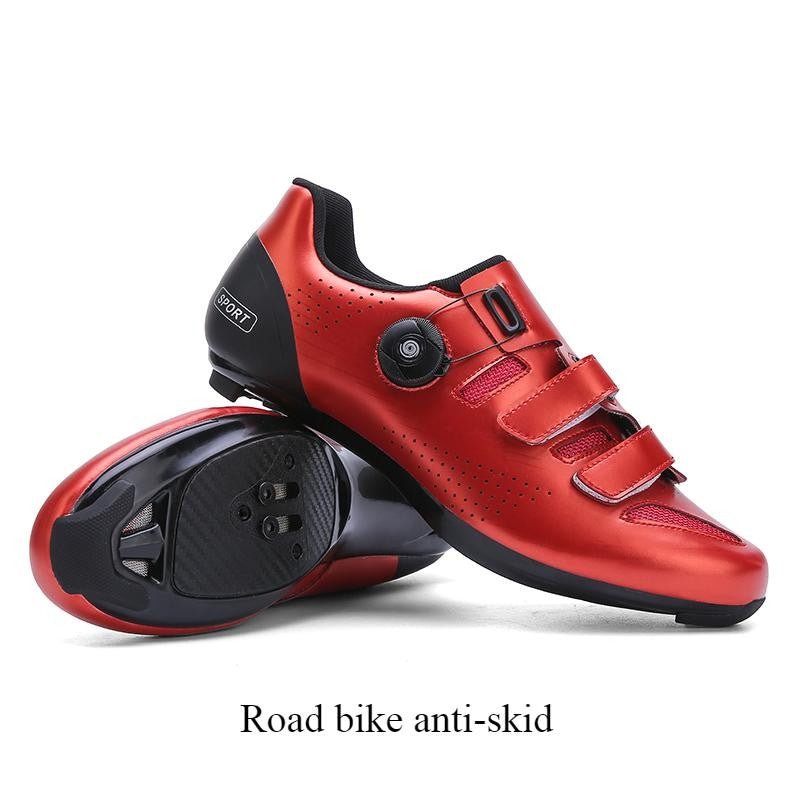 Women Road Cycling Shoes Wear-resistant Bicycle Shoes with Locking Plate Men's Non-slip Outdoor Cycling Sneakers