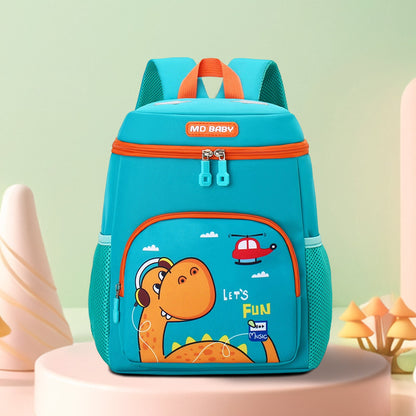 Mochila de Dinossauro Fofa para Crianças Meninos Meninas, Bolsas Escolares de Jardim de Infância para Pré-Escola de Desenho Animado