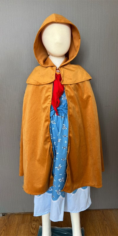 Holly Wheeler Cosplay Costume Story Season 5 Dress Scarf Hooded Cloak Costume Fantasia Stage Performance Outfits Halloween Party