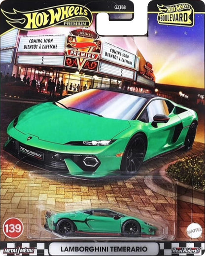 In Stock Hot Wheels Premium Boulevard 1:64 Diecast Collectible Car Model Ford GT Nissan Lamborghini Ford RS200 Alloy Vehicle Toy
