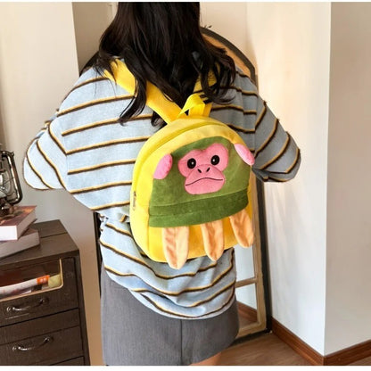 Italian Brainrot Plush Backpack Telalaero Telala Funny Student Backpack ?LiriLi Larlla Boneca Ambalam Cute Soft Bag for Kid Gift