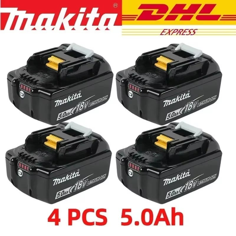 Bateria Recarregável de Íons de Lítio Makita para Ferramentas Elétricas 5.0Ah 6.0Ah 9.0Ah 18V BL1860B BL1860 BL1850 BL1830 BL1815