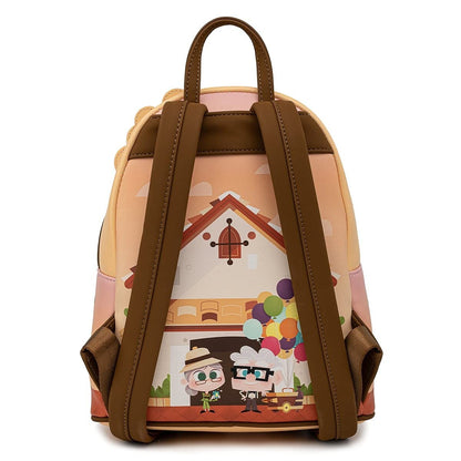 Loungefly Disney Pixar Up Working Buddies Womens Double Strap Shoulder Bag Purse School Backpack Cute Cartoon Girl Backpack Gift
