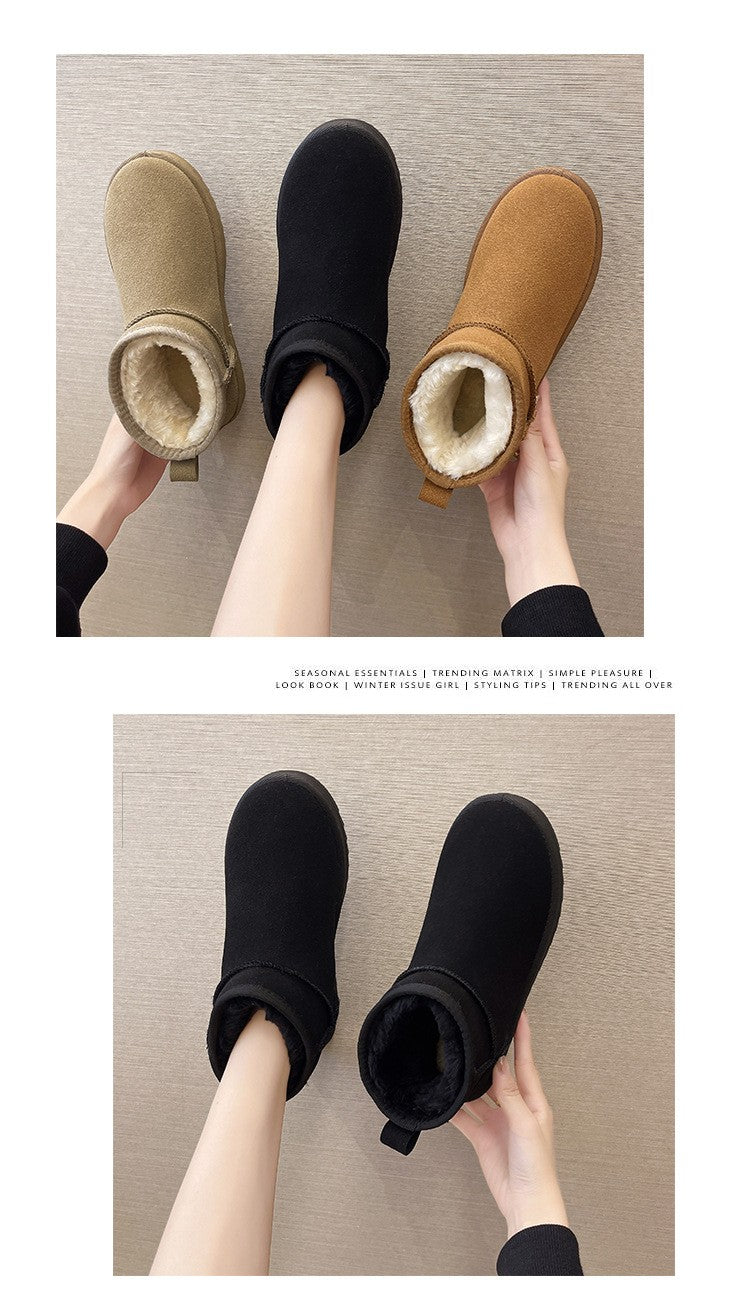 New 2024 Women Winter Ultra Mini Boot Designer Australian Platform Boots for Leather Warm Ankle Fur Booties Luxury Boots
