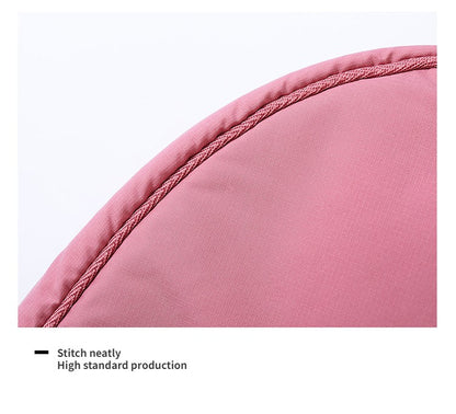 Solid Color Women's Portable Shoulder Bag Simple Female Nylon Cloth Padded Crossbody Bags Travel Purse Handbags Messenger Bag