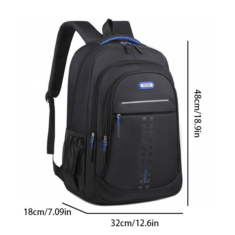 Men's and women's backpack Oxford waterproof backpack Business computer bag Leisure travel backpack High school student backpack