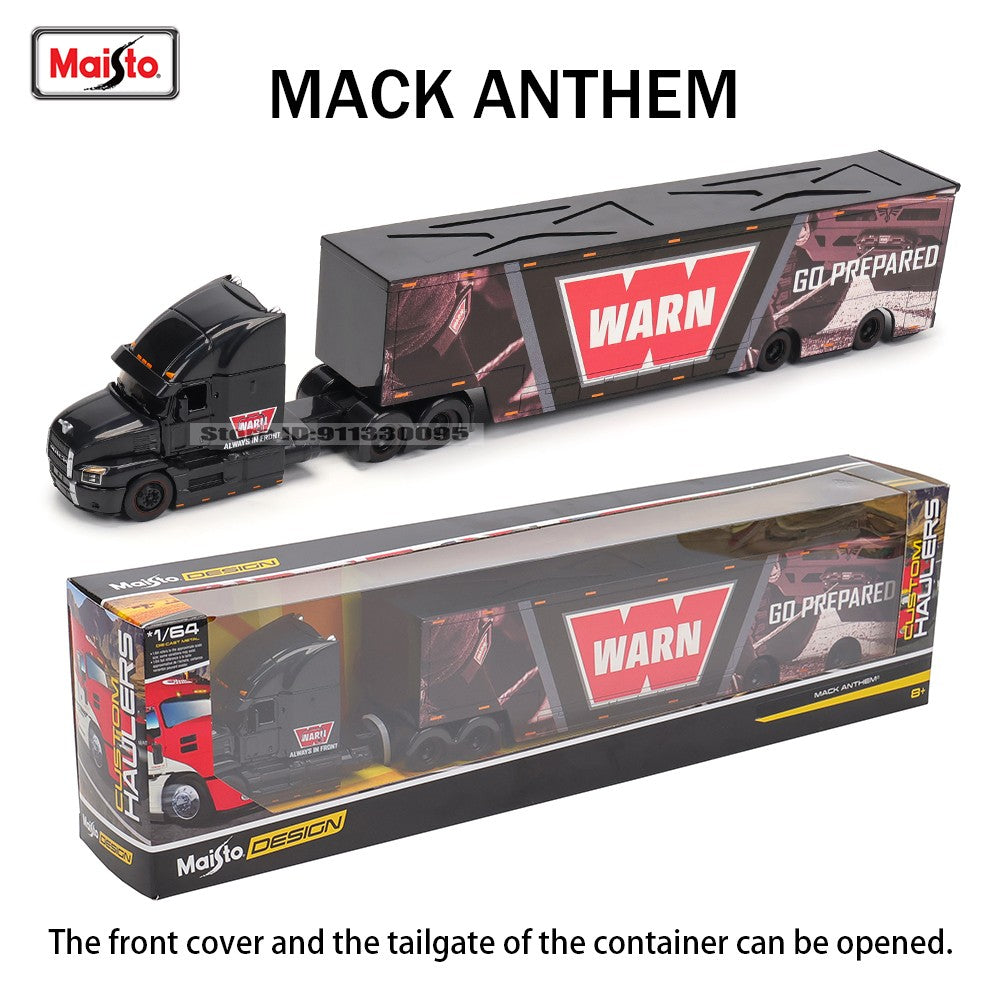 Maisto 1:64 MACK Anthem LoneStar UP Transporte Fabricação de Fundição Reboque Modelo Simulação Modelo Coleção de Carro de Liga