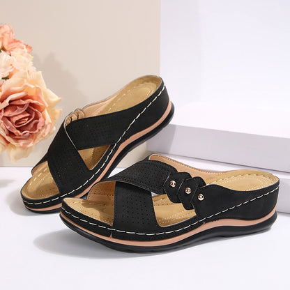 Shoes Sandals Women Summer Open Toe Sandals Woman Casual Women's Sandals Plus Size Ladies Shoes Slip On Female Footwear Slipper