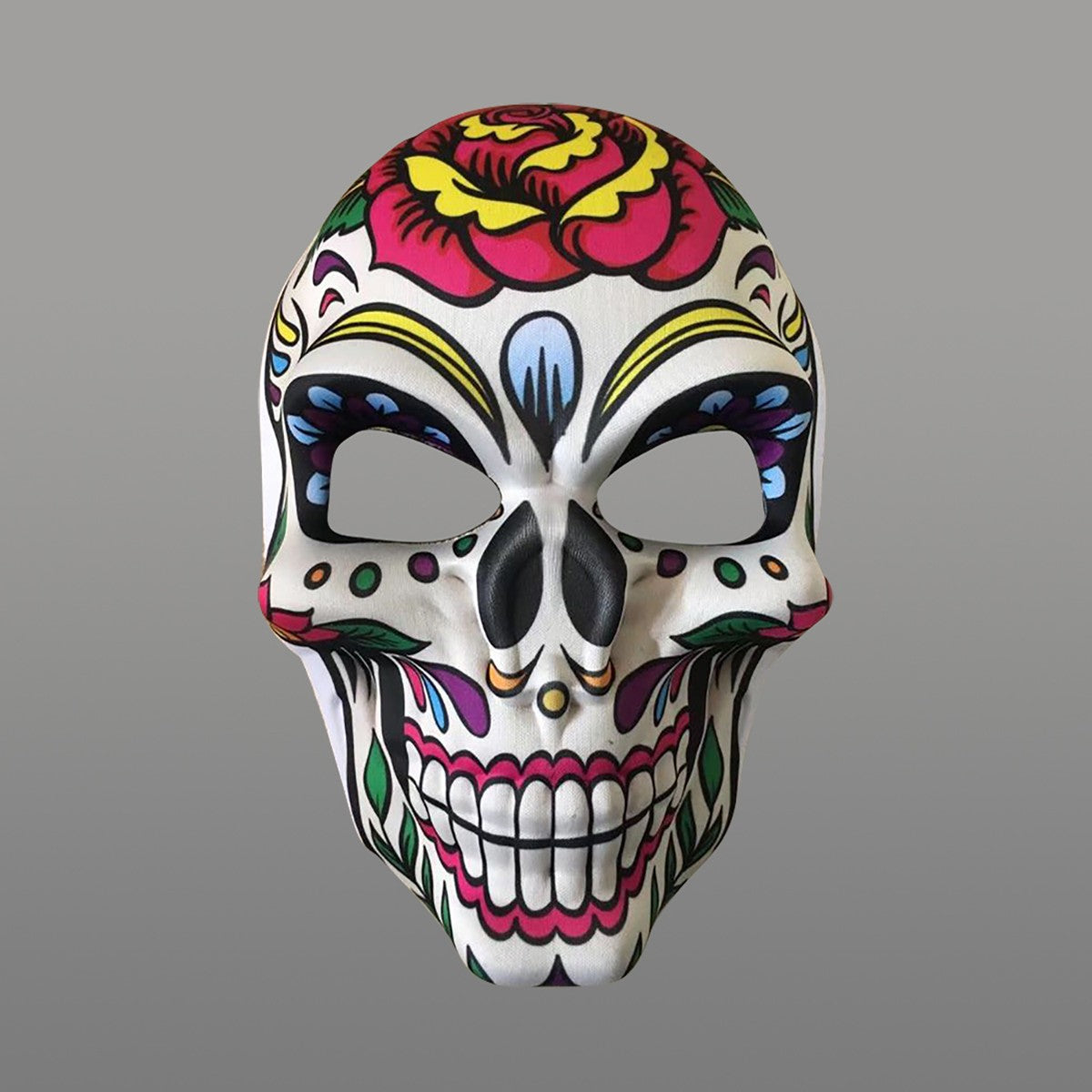 2023 Masks Mexican Day of The Dead Skull Mask Cosplay Halloween Skeletons Print Masks Dress Up Purim Party Costume Prop