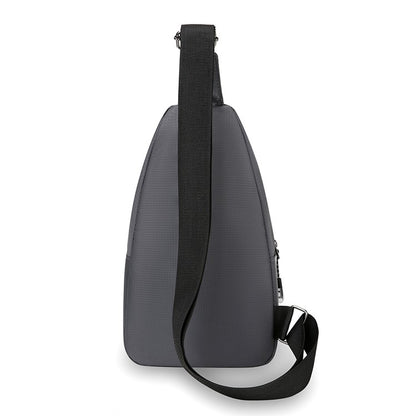 Men's chest bag - multifunctional multi compartment chest bag, durable nylon for outdoor travel, hiking and daily use, sports de