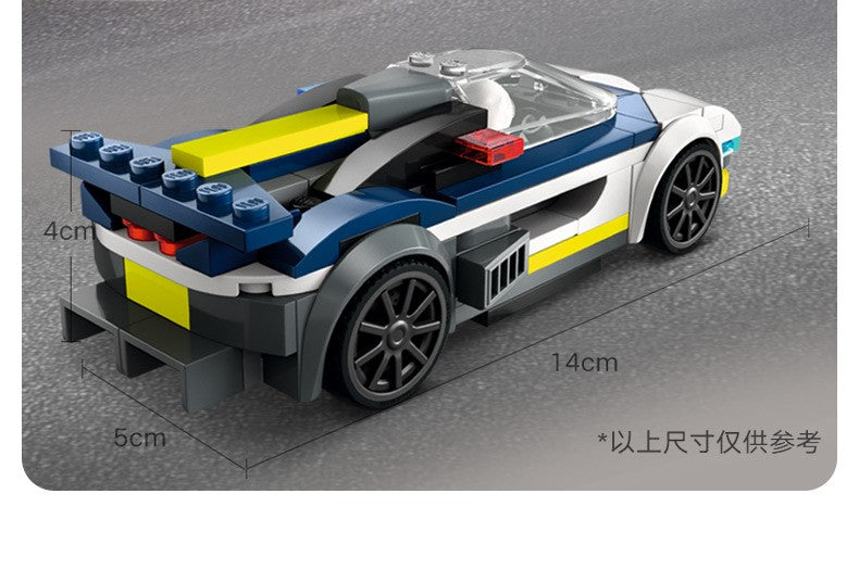 LEGO City 60415 Polícia Perseguindo Meninos e Meninas com Cão de Polícia Quebra-Cabeça Blocos de Montar Brinquedo Infantil Presente