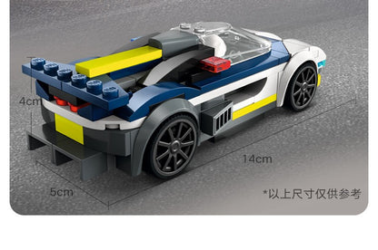 LEGO City 60415 Polícia Perseguindo Meninos e Meninas com Cão de Polícia Quebra-Cabeça Blocos de Montar Brinquedo Infantil Presente