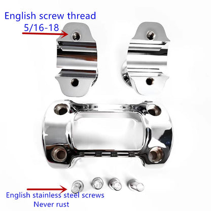 For Harley Softail Street Bob FXBB Breakout FXBR FXDR Street Bob 18-24 Motorcycle 1.25' Handlebar Riser and Clamp Kit