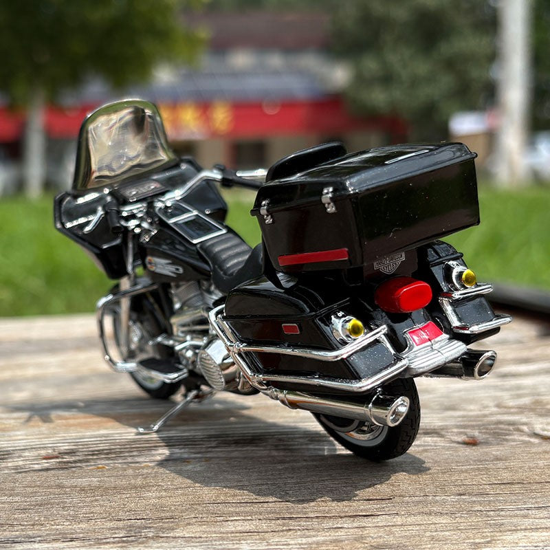 Maisto 1:18 Harley Davidson 1988 Flt Tour Glide Die Cast Veículos Colecionáveis Hobbies Modelo de Moto Brinquedos