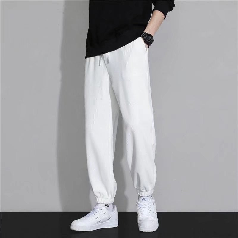 Calças masculinas vintage com cordão, calças de moletom com estampa de dragão, calças de moda, calças de hip hop, calças confortáveis e soltas, tendência unissex