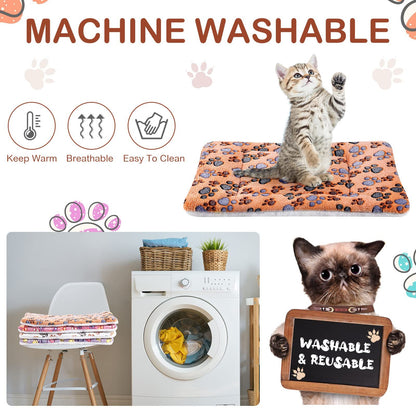 Cama Para Animais De Estimação Tapete De Dormir Para Cães Gatos Filhotes Sofá Almofada Colchão Bonito Para Cães Pequenos Grandes Cobertor Lavável Para O Inverno