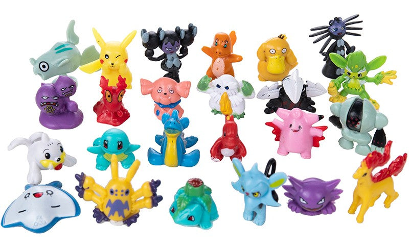 Mini Figuras Pokémon 144 de 2-3cm/250 de 4-6cm Modelo Anime Diferentes Estilos Bonecas Fofas Brinquedos Pikachu Pokémon Go Presentes de Aniversário para Crianças