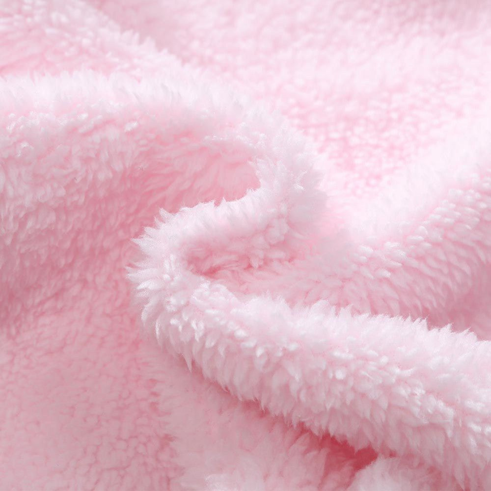 Winter Newborn Baby Plush Bodysuit Jumpsuit Cartoon Hoodies Boy Girl Romper Twins Clothes Korean version 0-12M