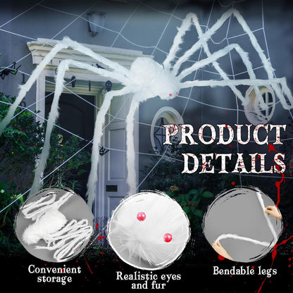 Spider Halloween Decoration Home Supplies Outdoor Yard/garden Decor Haunted House Spider Hallowen Day of The Dead Props Scream