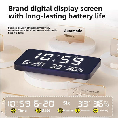 Double-sided Wall Clock Corner Perpetual Calendar Electronic Clock Medieval Style Without Punching Clock Wall Hanging