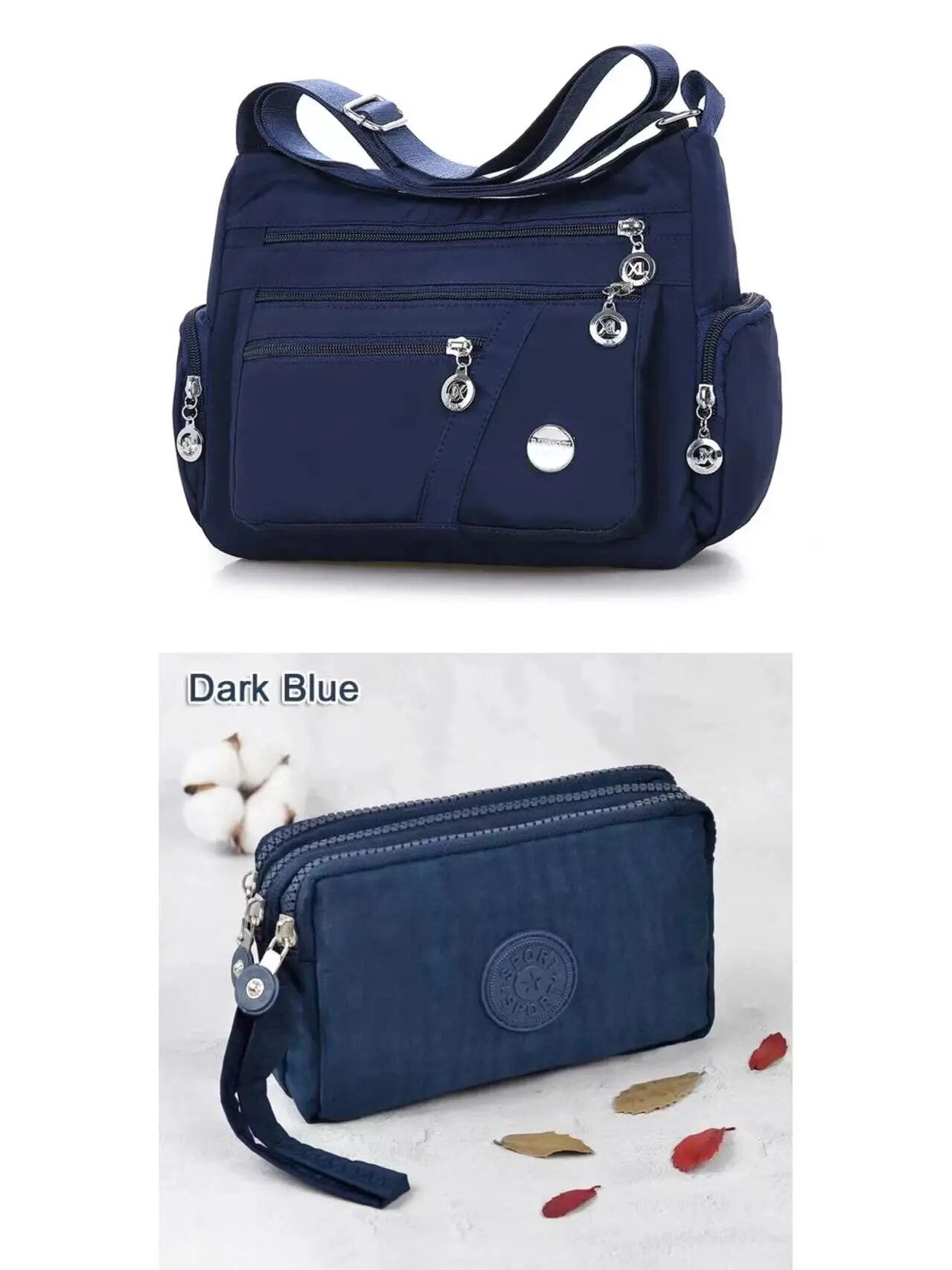 Women Nylon Waterproof Bag Messenger Bags For Lady Crossbody Large Capacity Travel Shoulder Bag Casual Handbags High Quality