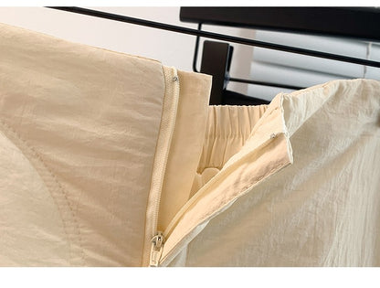 Artistic Long Thiened down Cotton f Skirt plus Size Women's Winter New Sle Fluffy Warm A-Line Skirt Commute Sle